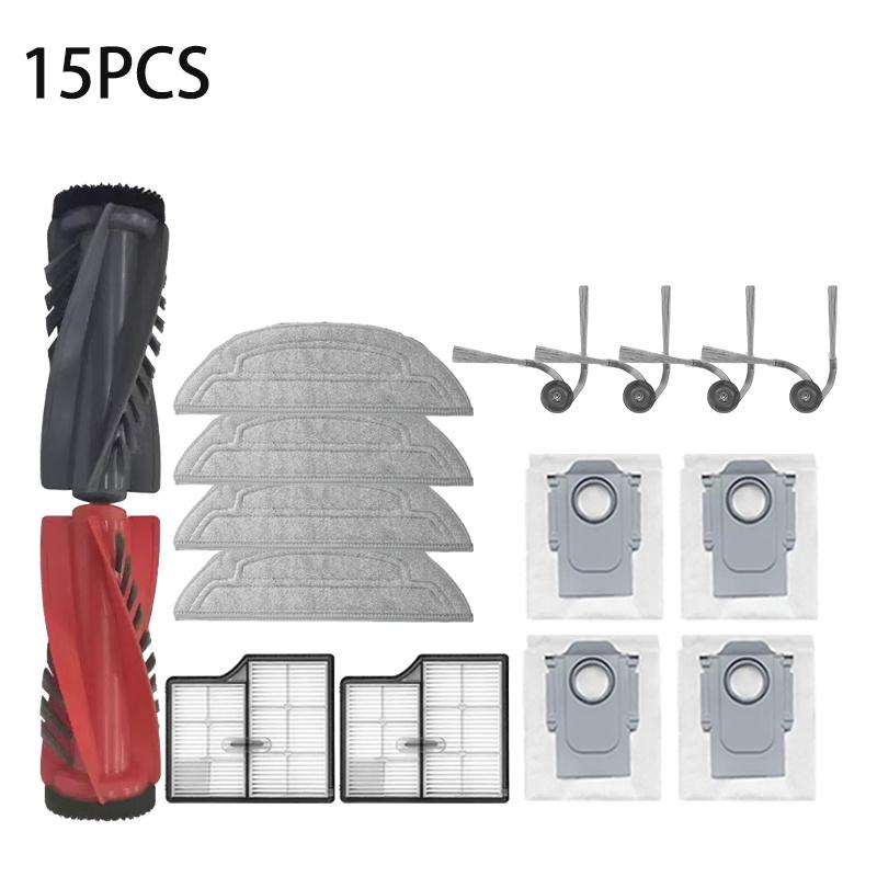 Roborock Saros 10/Roborock S9 MaxV Ultra Robot Vacuum Spare Parts Main Side Brushes Mop Cloths HEPA Filters Dust Bags Accessorie