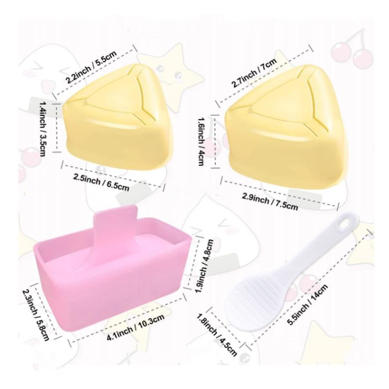 Thousand Layer Rice Ball Mold DIY Warship Sushi Machine Triangle Baby Children Sushi Rice Ball Grinder Set
