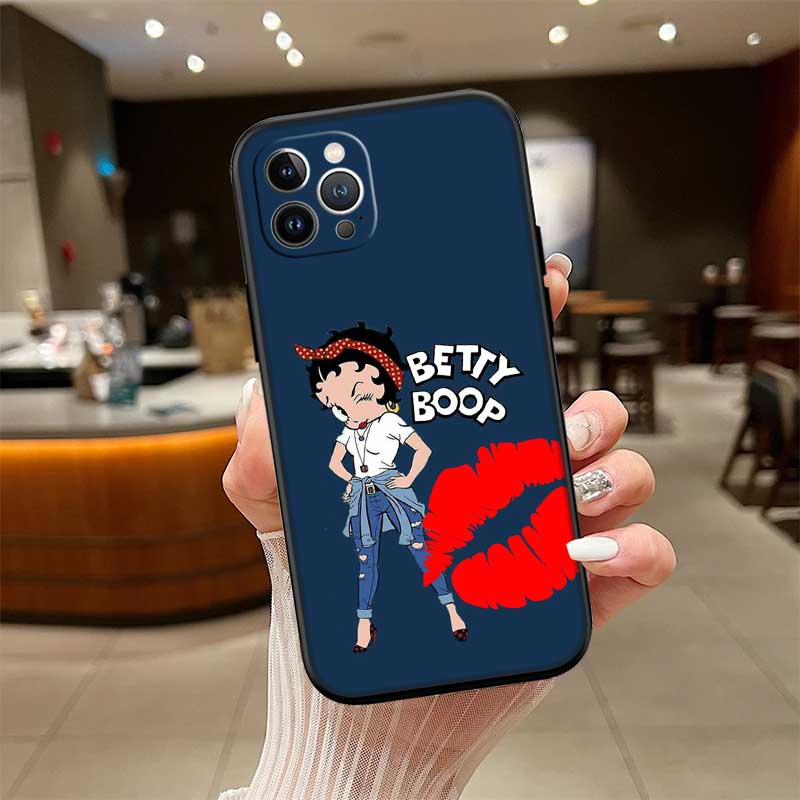 UP10 B-Bettys Art B-Boops Phone Case for Samsung Galaxy S20 S21 S22 Ultra FE + Plus A21S A22 A24 A25 A26 A30 A30S A31