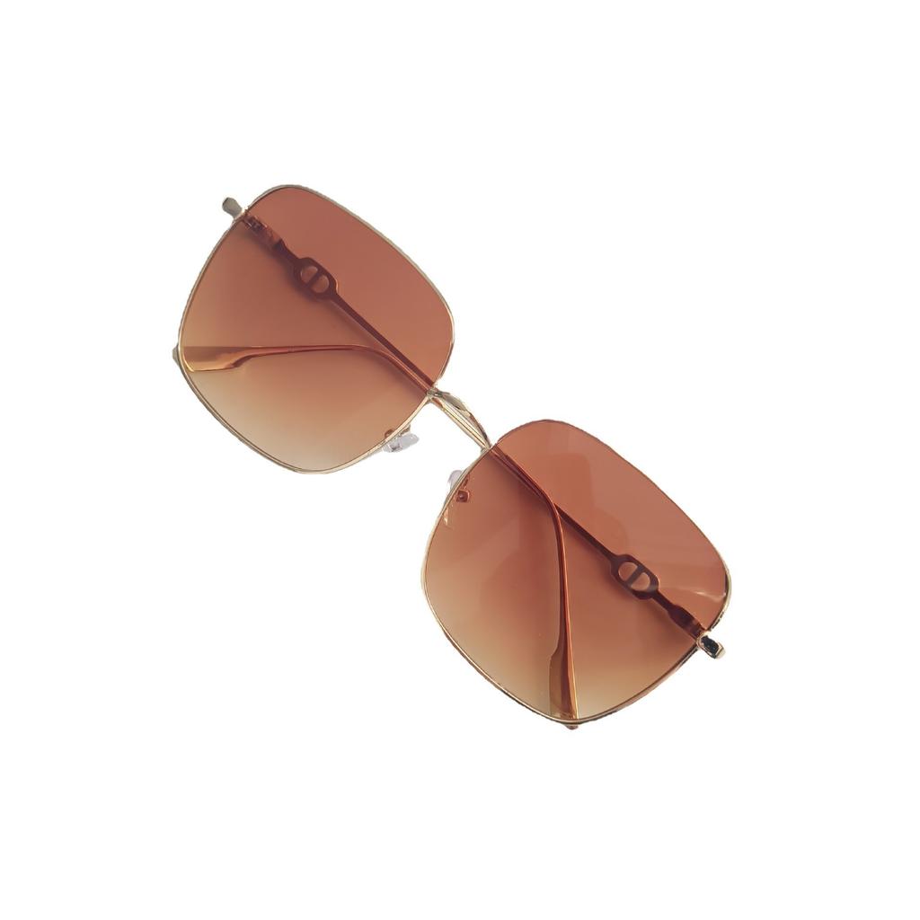 New Square Metal Sunglasses Sunglasses Women's High-end Ins Style Fashion Glasses