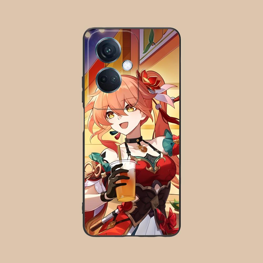 HSR Guinaifen Matte TPU Mobile Phone Case for OPPO Reno 14 13 12 11 10 9 8 7 6 5 F T Pro 5G Colorful Printing Cover