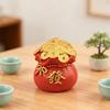 Resin Money Tree Statue Blessing Bag Figurines Decorative Sculptures Fengshui Ornament for Office Home Desk Decors