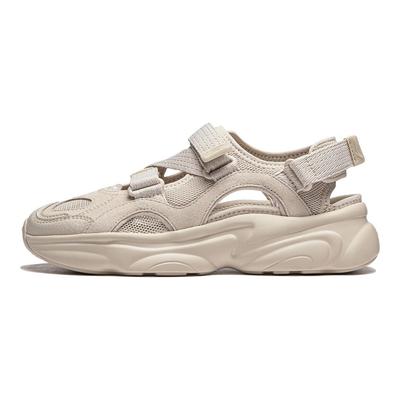 Li Ning Nai Ye 2.0 V2 Confortabil Simplu Ușor Durabil Respirabil Talpă Groasă Înălțime Mărită Sandale Retro Mary Jane Sandale Femei AGCU182-3