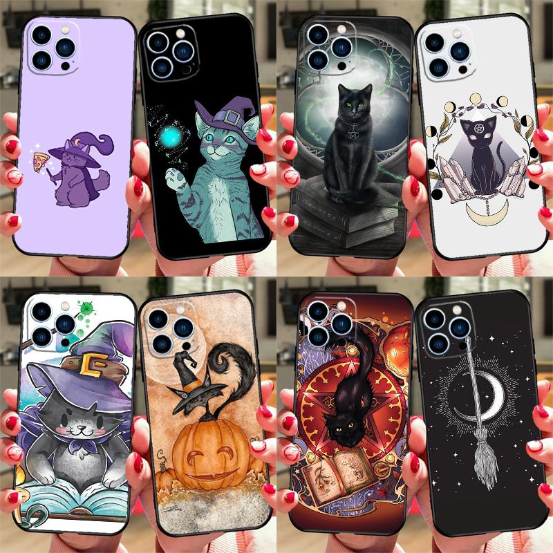 Magisk katt Häxornas Fodral För Oppo A38 A18 A78 A98 A58 A60 A80 A40 A96 A76 A16 A94 A74 A54 A15 A17 A57 A77 A5 Pro