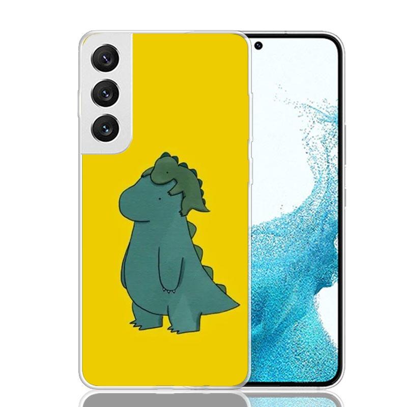 Süße Cartoon-Dinosaurier Baby-Handyhülle Für Samsung Galaxy S26 S25 Edge S24 S23 FE S22 Ultra S21 Plus S20 + Fundas Cover Coque Gal