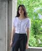 Paul&Alice Crop Cardigan / White