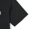 MLB New York Yankees T Shirts Unisex Black Crew Neck Moderate Straight Fit 3ATSB1143-50BKS