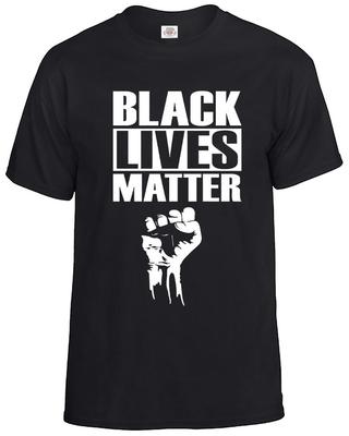 BLACK LIVES MATTER HAND T-Shirt ANTI-RASSISMUS Aufruhr Protest Gerechtigkeit Herren Damen Top