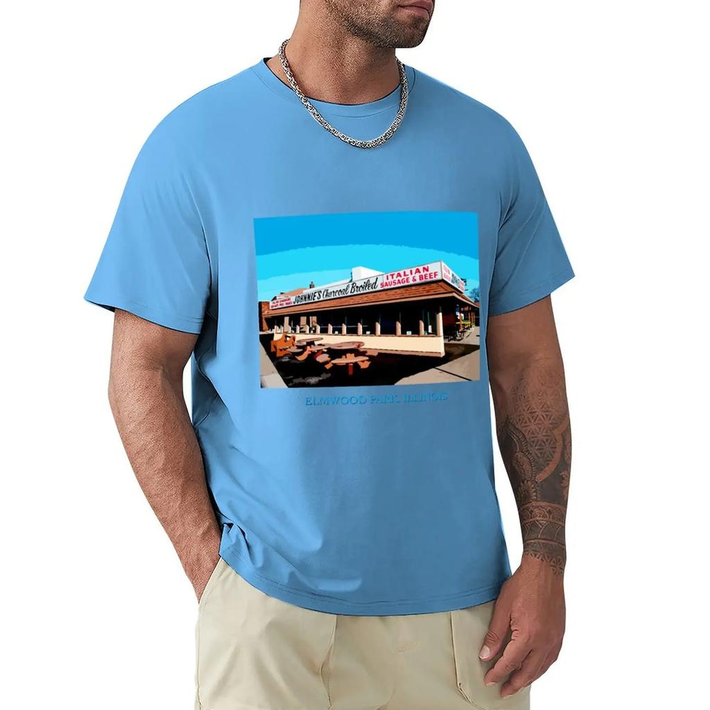 Johnnies Beef Elmwood Park Chicago Food Klassiker T-Shirt Bluse Sweat Herren-T-Shirts