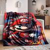 1pc Mario Bros Soft & Warm Flannel Blanket, Multi-Purpose Throw Blanket for Couch, Sofa, Office, Bed, Camping, Travel