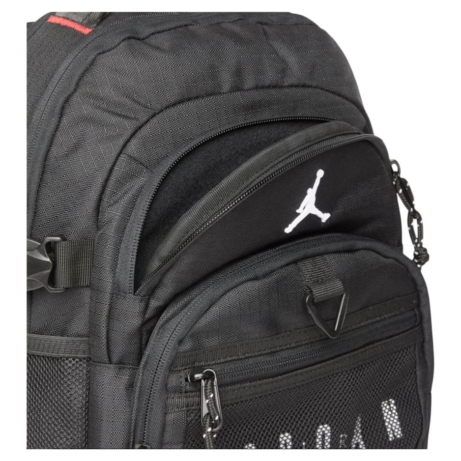 Jordan Polyester Backpack Unisex Black/Light Ivory White Jordan II6435-010