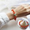 Natural Jade &Chalcedony Beaded Bracelet For Women Green Gourd Ethnic Lucky Couple Bracelets On Hand Fashion Jewelry 11 .11 Ybr214