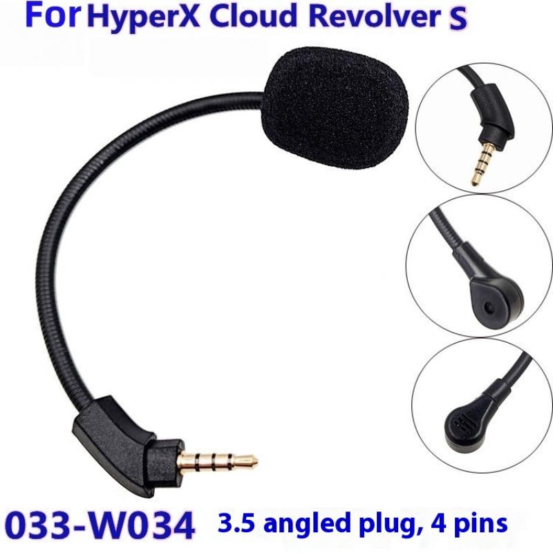 1 Pezzo Cuffie da Gioco per Kingston Hyperx Cloud 2 Ii X Core Pro Cloud Argento X Microfono di Ricambio per Gioco Microfono da 3,5 Mm