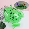 Cute Gifts Kids Favors Green Frog with Flashing Light Blow Up Animal Inflatable Toys