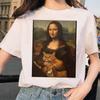 Mona Lisa T Shirt Hip Hop 90S Casual Kurzarm T-shirt Kleidung Streetwear Harajuku Stil T