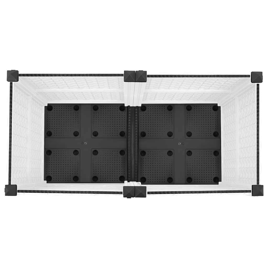 vidaXL Hochbeet 80x40x38 Cm Polypropylen