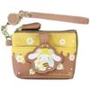 Hatayama Shoji Sanrio Reel Pass Pouch with Pocket, Honeybee and Cinnamoroll, Approx. H7.5 X W11.5cm, 34203277