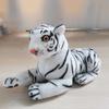 Large Realistic White Tiger Plush Animal 30cm Hairy Stuffed Toy Perfect For Kids