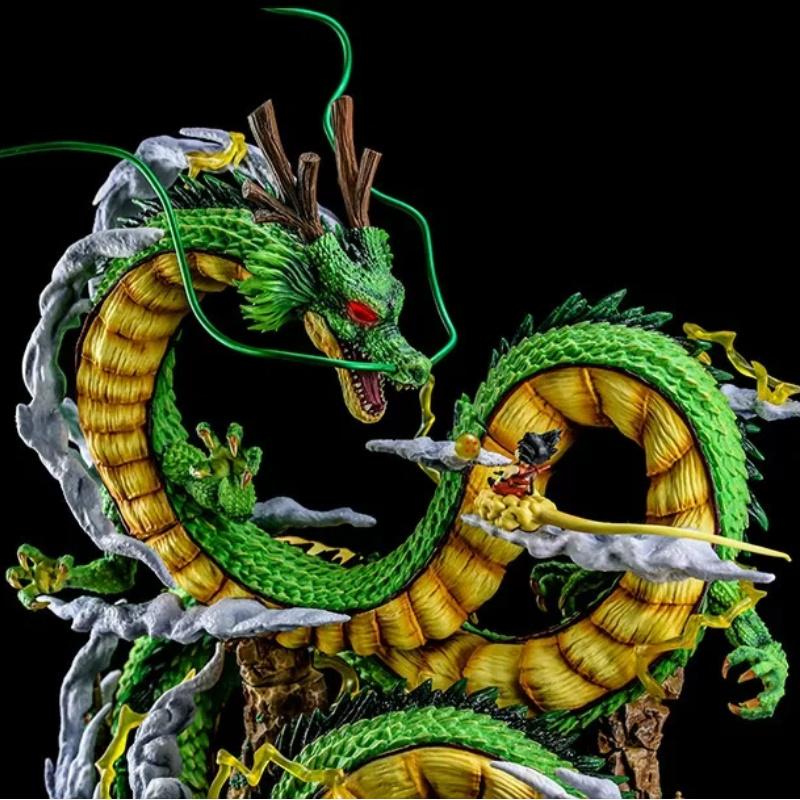 Dragon Ball Dragon Divin Statue Scène Anime Poupée d'Action Super Saiyan Modèle de Collection Accessoires de Bureau
