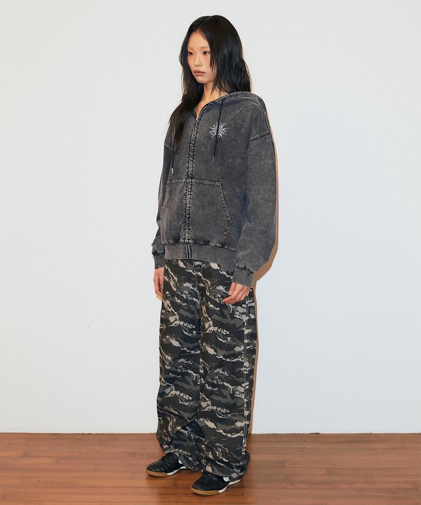 MAHAGRID Tiger Camo Wide Pants Khaki(Mg2Gsmpa11A)