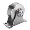1Pcs Track Wheel Bearing Pulley U/V/H Shaped 304/201 Stainless Steel Sliding Door Rollers 48 Wheel Thickened Rigid Caster