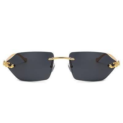Lunettes de Soleil Léopard en Alliage Métallique Polarisées Protection UV Légères Confortables Durables Haute Qualité Élégantes Tendance