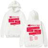 Sweatshirts de la tournée mondiale du 5ème album Nouvelle mode Y2k Sweat à capuche Hommes et Femmes Pulls à manches longues Vêtements décontractés High Street