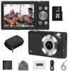 2.7k Protable Digital Cameras For Kids Mini Autofocus With Bag For Pography Hd 48mp Large Screen Camcorder Camera