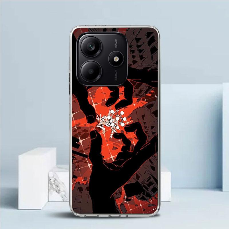 Kaisen J-Jujutsu Sukuna Mahoraga Phone Case For Xiaomi Redmi Note 15 14 14S 13 12S 12 Pro Plus 11S 11 11T 11E 10S 10 + Soft TPU