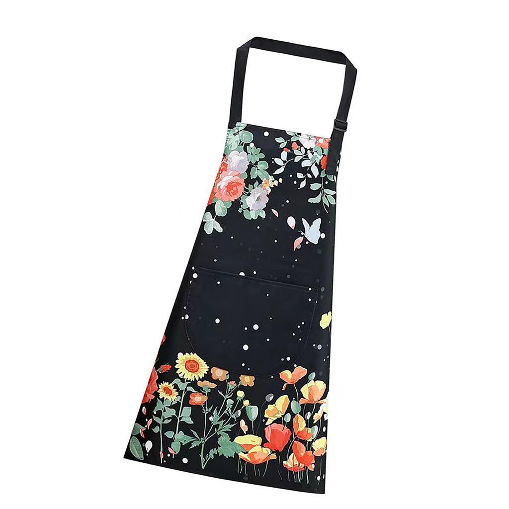 Waterproof Apron with Breathable Fabric Oil-proof Kitchen Apron for Home Cooks Cooking Baking Work Clothes Multipurpose