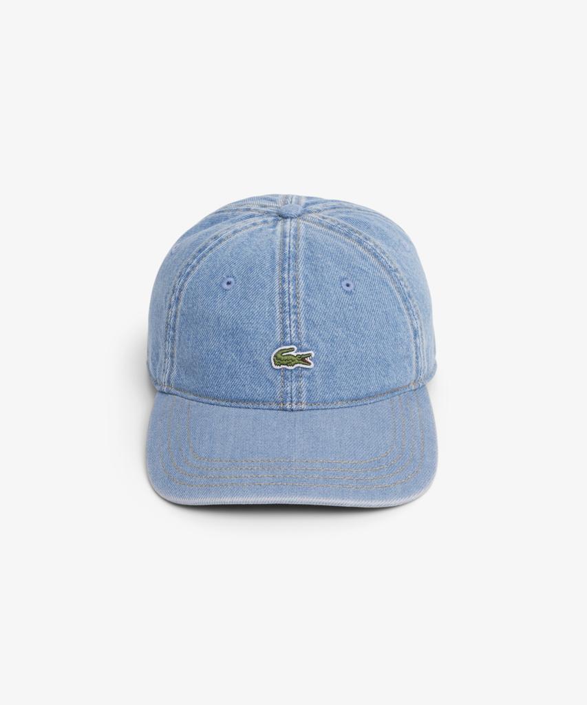 LACOSTE Unisex Cotton Twill Denim Ball Cap Rk6362-56G Mku