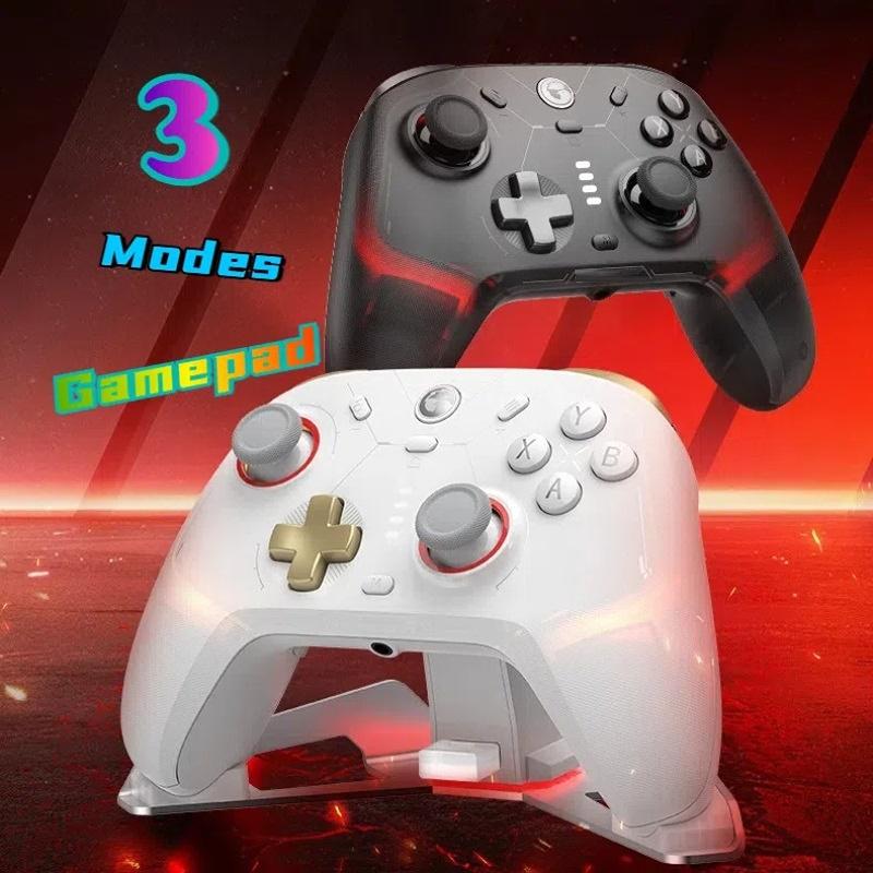 Draadloze Gaming Controller met Hall Effect Joystick - Compatibel met Switch, PC, iPhone & Android (Bluetooth/2.4G/Bedraad)