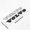 3D ABS Volvo Car Bonnet Letters Logo Badge Rear Trunk Emblem Sticker Accessories For Volvo Rdesign XC60 XC90 V40 V50 V60 S60 S40