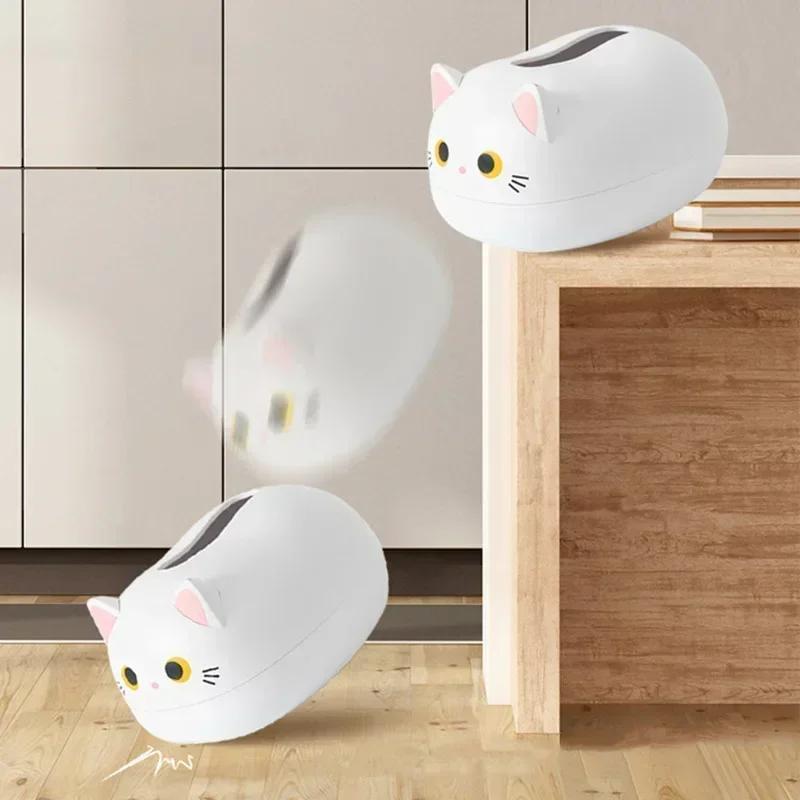 Cartoon Cat Tissue Box Home Living Room Napkin Storage Box Multifu Kitchen Paper Container Living Room Desktop Decor Storage