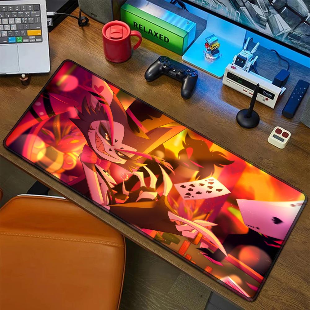 H-Hazbin Cartoon H-Hotel Mouse Pad Rubber Mat Laptop Xxl Mousepad Notebook Gamer Computer Table Gaming Accessories
