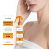 Spray Kératine Soin Corps Acide Kojique Curcuma Solution Peeling Exfoliante Douce Soin Nourrissant Hydratant pour la Peau Tous Types de Peau