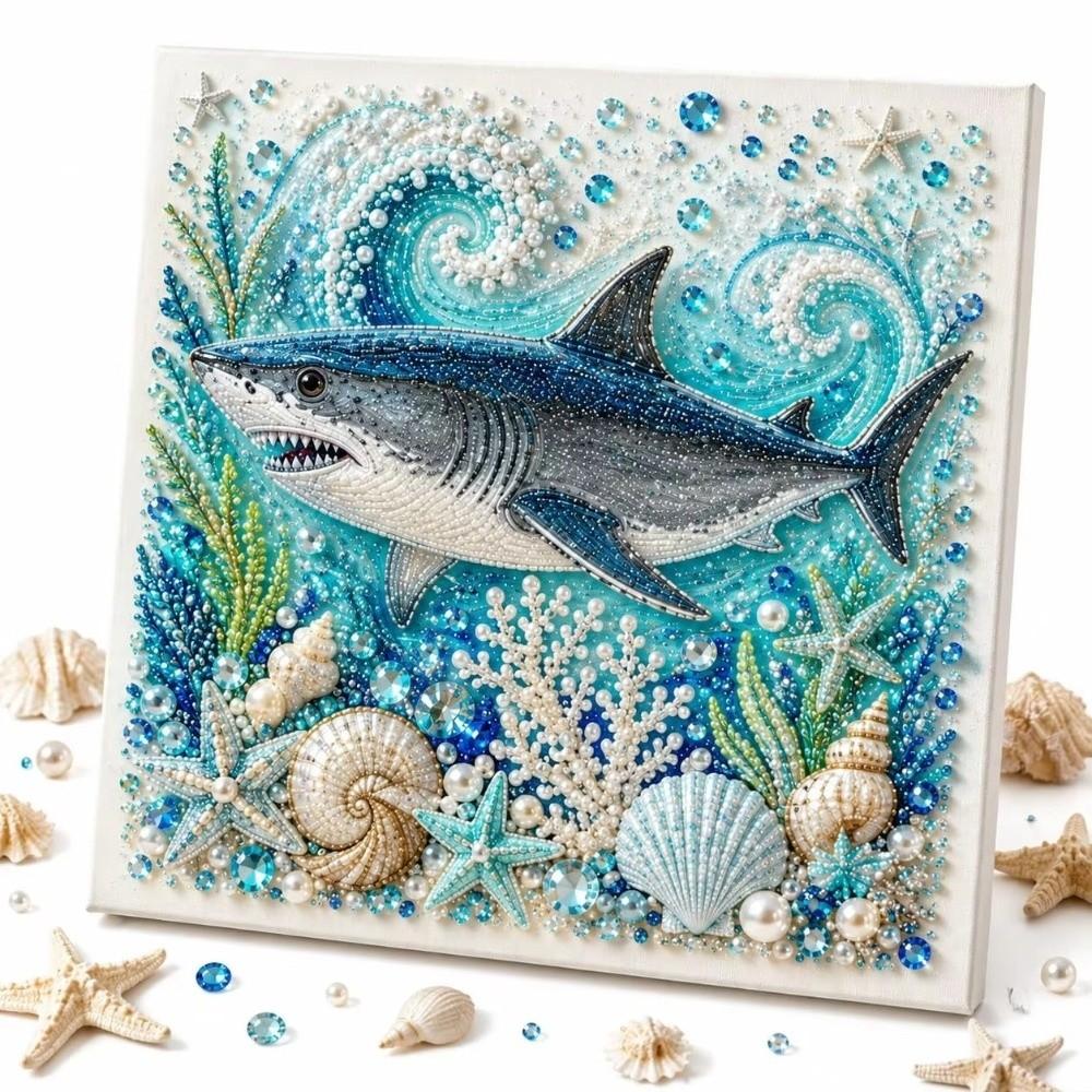 Poulpe Scintillant Kit de Peinture Perle DIY Tortue Océan Ensemble d'Art Amateur de la Mer