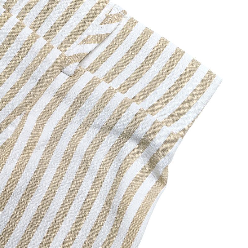 TIFICY Women's Fashion Casual Summer Spring Stripe Print Sleeveless V-Neck Trousers Pants Suits