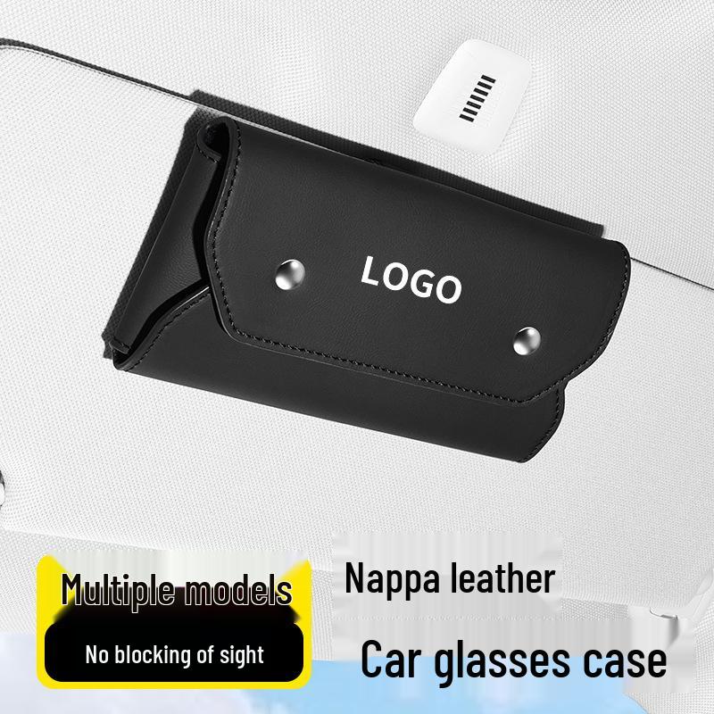 Universal Car Sun Visor Sunglasses Holder & Storage Box
