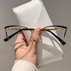 Cat Eye Computer Glasses Alloy Frame Women Men Anti Blue Light Rectangle Eyewear Blocking Optical Spectacle Eyeglasses