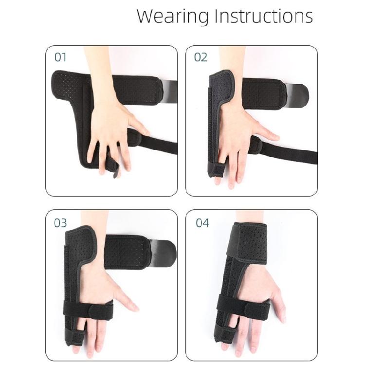 Finger Stabilization Support Splint For Office Worker Athletes Adjustable Comfort Breathable for Athletes Worker Use