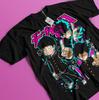 Mob Psycho 100 Manga Strip Anime Manga Cadeau Unisex shirt T-Shirt Alle Maten