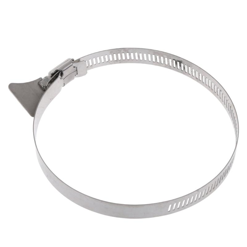 50/75/100/150/200mm Stainless Steel Worm Drive Hose Clamp Pipe Water Tube Clip Metal Clamps Tube Woodworking Tool