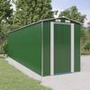 Vidaxl Garden Shed, Green, 192X689X223 Cm, Galvanized Steel