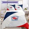 Blackburn Rovers Football Printed 3 Pieces Bedding Set, Comfortable Skin Friendly Bedroom Duvet Cover Set
