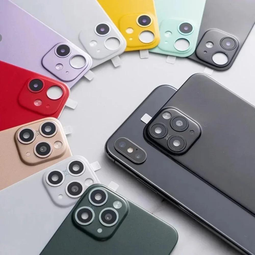 For IPhone 14 15 16 Pro Seconds Upgrade To IPhone17Pro Max Fake Camera Lens Sticker Back Cover Camera Screen Protector