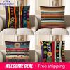 Home Decor Colorful Abstract Pattern Decorative Pillow Cover Pattern Cushion Cover Suitable for Sofa Bedroom Car Pillow Cover