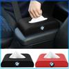 1Pcs Car Tissue Box Holder Armrest Box Storage Case Car Accessories For BMW M Performance 1 3 5 7 Series M3 M4 M5 M6 X1 X3 X5 X6 X7 E30 E34 E36 E39 E4