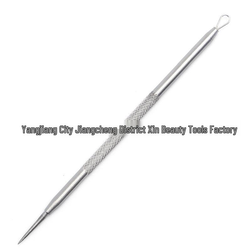 Stainless Steel Double-Headed Blackhead Remover & Acne Needle 7-Piece Beauty Set