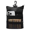 Sac à balles de golf avec clip de ceinture 3 poches Nylon imperméable Organisateur pour balles de golf, tees, outils et accessoires Pochette Titulaire Cadeau pour golfeurs hommes et femmes